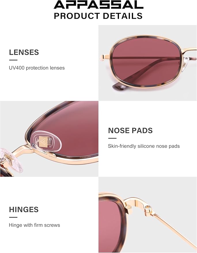 Retro Oval Sunglasses for Women Men Trendy Large Round Y2k Sunnies AP3681