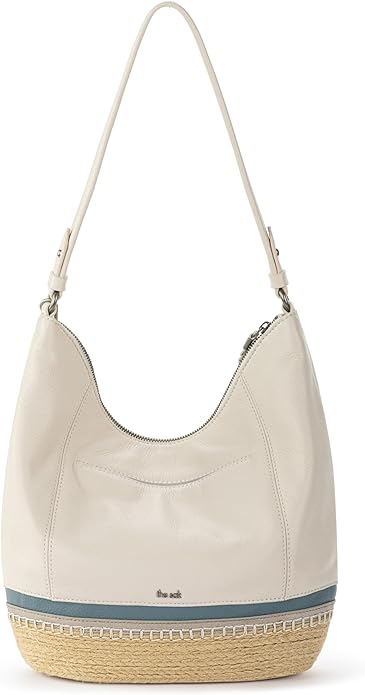 The Sak Sequoia Hobo Bag - Premium Large Leather Women's Handbag for Everyday & Travel - Durable Purse With Zipper Pocket