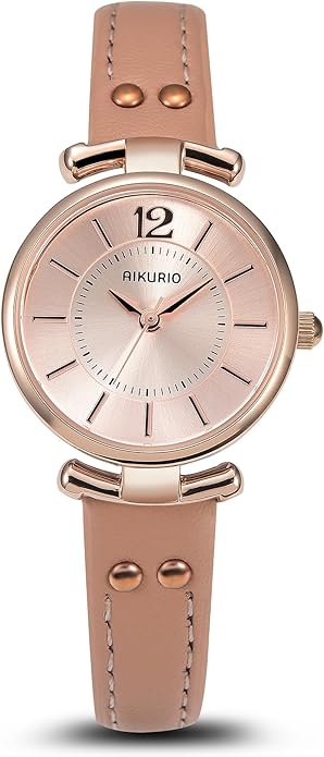 Women's Leather Strap Watch, Womens Watch Wristwatch for Women