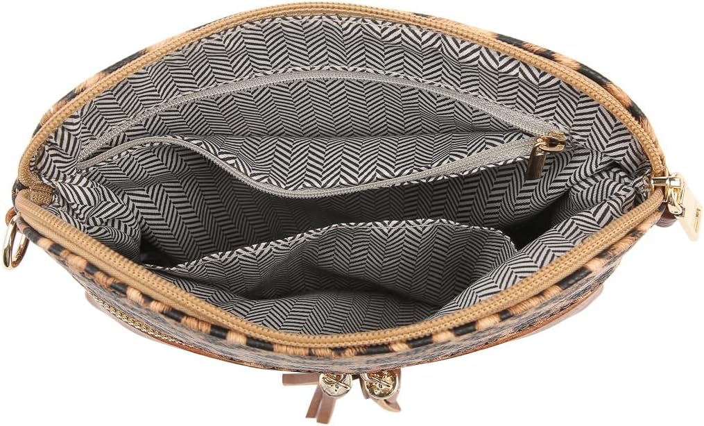 Nude Cheetah Saddle Bag by Jen & Co