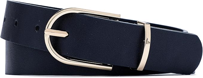 Earnda Women's Faux Leather Chic Belt for Ladies Jeans
