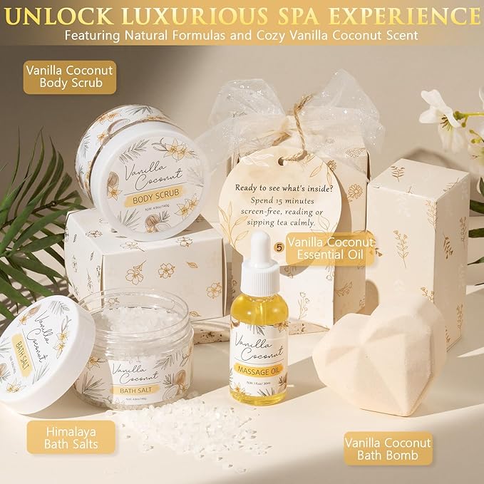Valentines Gifts for Women & Teenage Girls, 10 Day Self Love Challenge to Unlock 10 Wrapped Spa Gift Baskets, Tween Teen Girl Trendy Stuff Bath Shower Sets Self Care Birthday Gifts Stocking Stuffers