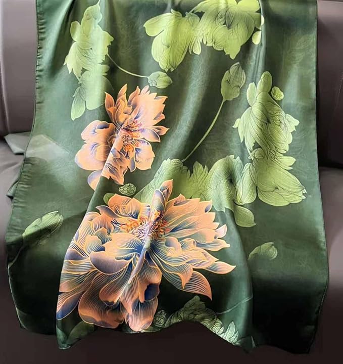 Xyueanlo Scarfs for Women Lightweight Scarves Fashion Print Floral Pattern Head Scarf Wraps Shawls