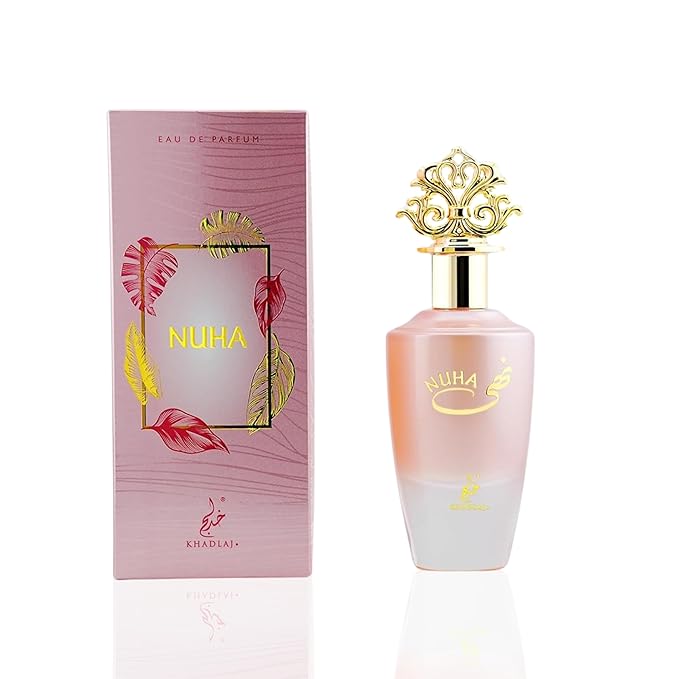 Khadlaj Nuha Eau de Perfume Spray for Women, 2.87 Ounce
