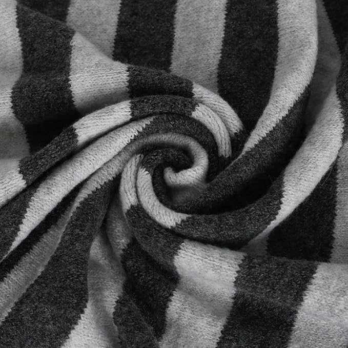 EXTREE Scarfs for Women Pashmina Silky Shawl Wrap for Evening Dressing Blanket Open Front Poncho Cape