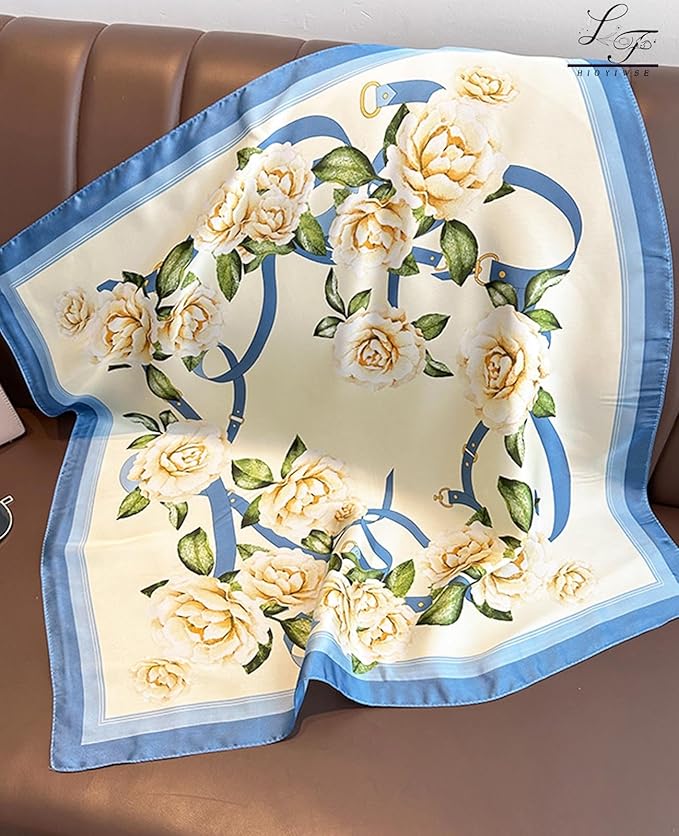 Satin Bandanas Head Scarf For Women Hair Scarves Accessories Lightweight Fashion Wrap Neck Silk Sleeping Headscarf