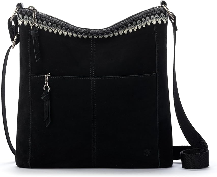 The Sak Lucia Crossbody Bag in Leather, Convertible Purse with Adjustable Strap