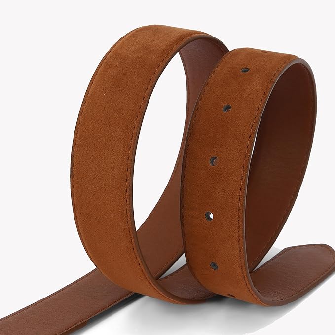HOTWILL Women Suede Belt for Jeans Dresses Fashion Chunky Ladies Waist Belts with Gold Buckle