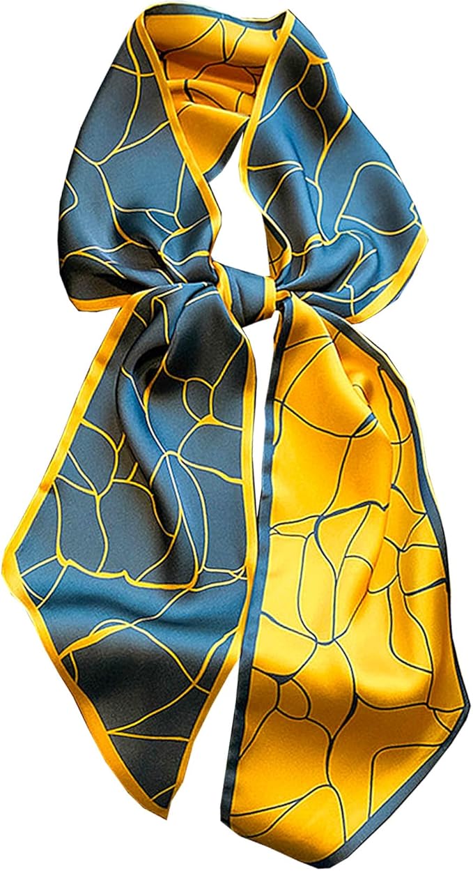 Purse Scarf For Handbags Head Scarves For Women's Hair Bags Scarfs Long Skinny Scarves Fashion Silky