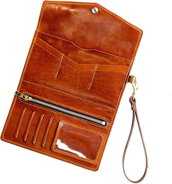Women's Leather Clutch Wallet, Trifold Women's Wallet, Leather Wallet Women, Handbag For Women