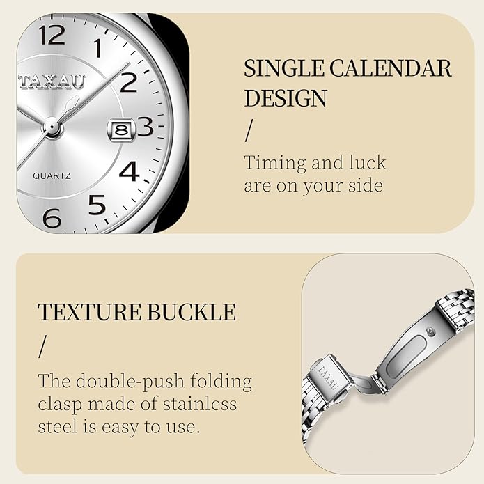 Gold Silver Two Tone Women Stainless Steel Watch Small Wrist ElegantDress Watch for Women Fashion Luxury Waterproof Day Date Analog Quartz Ladies Watches