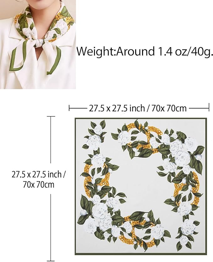 Dailyacc Hair Bandanas Scarf For Women Lightweight Fashion Neck Silk Satin Head Scarves For Sleeping Handbags Scarf