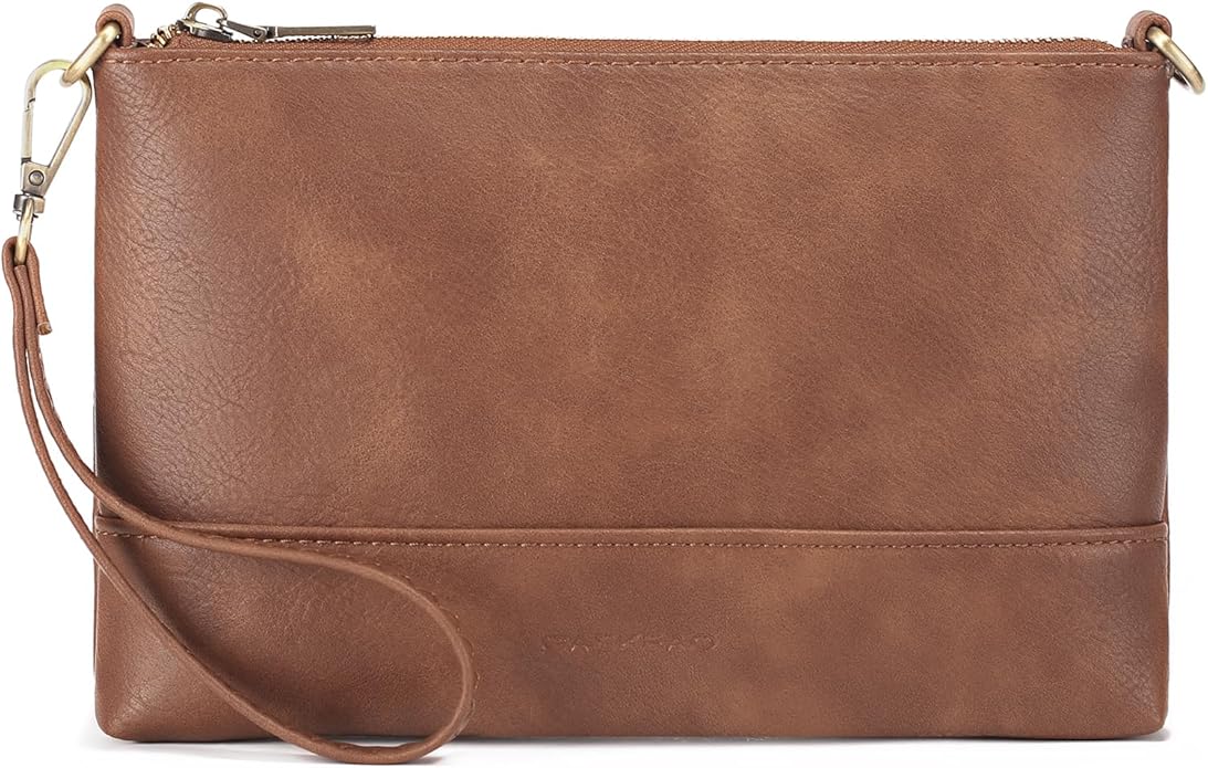 GAEKEAO Wristlet Wallet Clutch Purses For Women Small Crossbody Bag Cell Phone Wallet Purse Shoulder Handbag with Card Slots