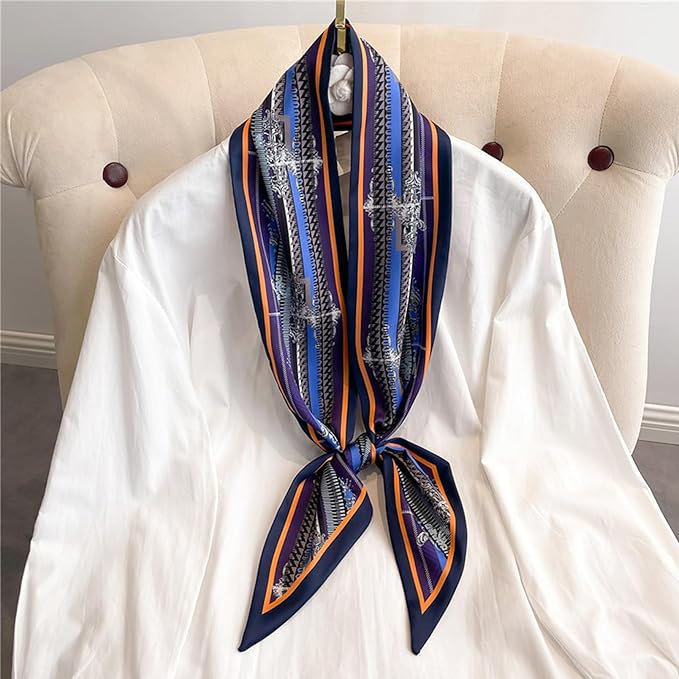 Hair Scarf for Women Silky Satin Headscarf Neck Scarves for Handbag Accessory