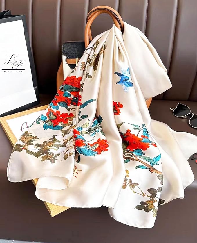 Shawl Scarf For Women Lightweight Scarves Floral Pattern Formal Evening Dressesformal Shawl Summer Wraps