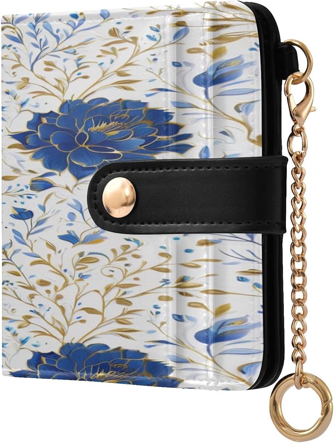 Beautifully printed Women's folding card wallet Unique Premium PU leather wallet for Girls Ladies Handbag