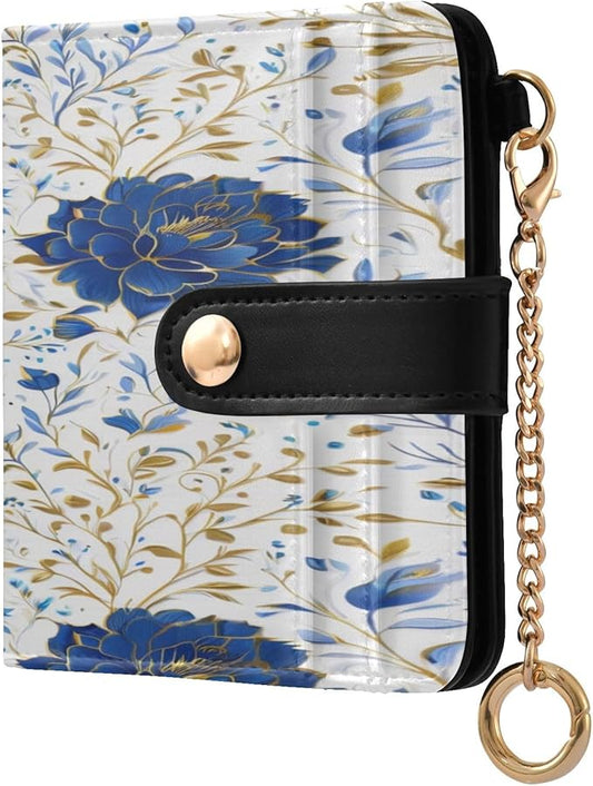 Beautifully printed Women's folding card wallet Unique Premium PU leather wallet for Girls Ladies Handbag