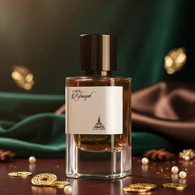 Paris Corner | Rifaaqat Unisex EDP 2.8 Fl Oz | A Captivating Blend of Elemi, Pink Pepper, and Vanilla with Smoky Leather Notes | Sophisticated and Alluring Vanilla Perfume Experience