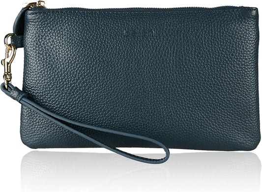befen Genuine Leather Wristlet Clutch RFID Blocking Bag Cell Phone Wallet Purse Wristlet Wallet Purses and Handbags for Women