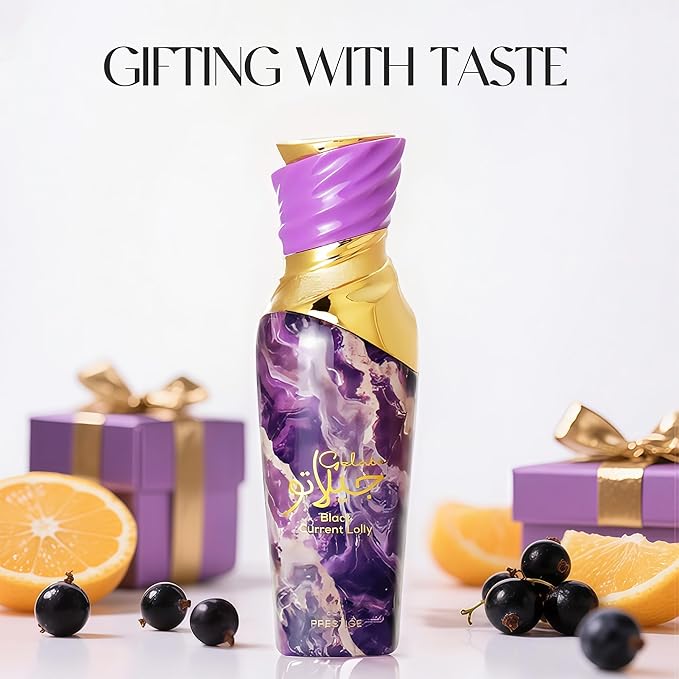 Gelato Black Currant Women's Perfume 3.4 Fl Oz Eau de Parfum - Musk, Vanilla, Amber Accords,Patchouli, Rose&Grapefruit Luxury Scent with 24H Longevity | Long Lasting Fragrance