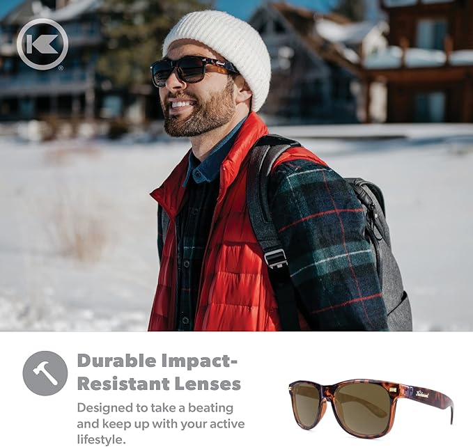 Knockaround Fort Knocks Polarized Sunglasses for Men & Women - UV400 Protection