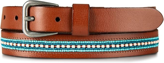 Lucky Brand Women's Western-Inspired Leather Belt | Classic | American Heritage | Casual | Vintage | Cowboy