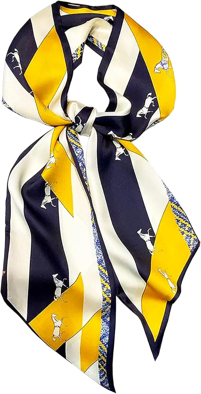 Purse Scarf For Handbags Head Scarves For Women's Hair Bags Scarfs Long Skinny Scarves Fashion Silky