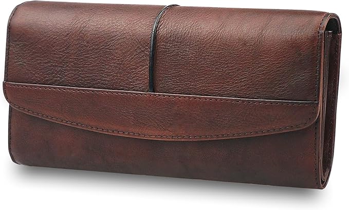 Wallets for Women Large Capacity Leather Clutch Wallet Card Organizer Women's Purse