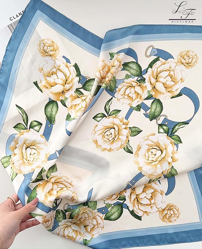 Satin Bandanas Head Scarf For Women Hair Scarves Accessories Lightweight Fashion Wrap Neck Silk Sleeping Headscarf