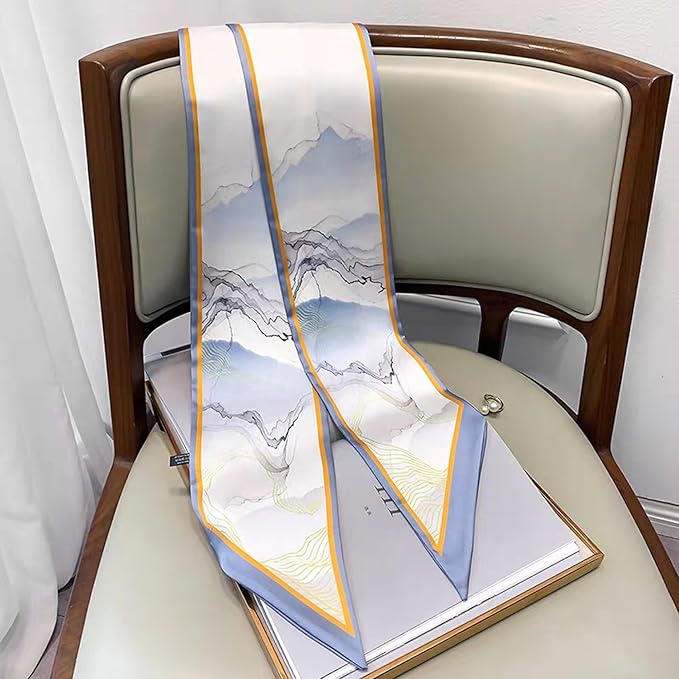 Hair Scarf for Women Silky Satin Headscarf Neck Scarves for Handbag Accessory