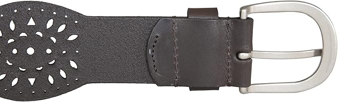 Lucky Brand Women's Embroidered Leather Belt | Stylish | Classic | Western-Inspired | American Heritage | Jean | Pant