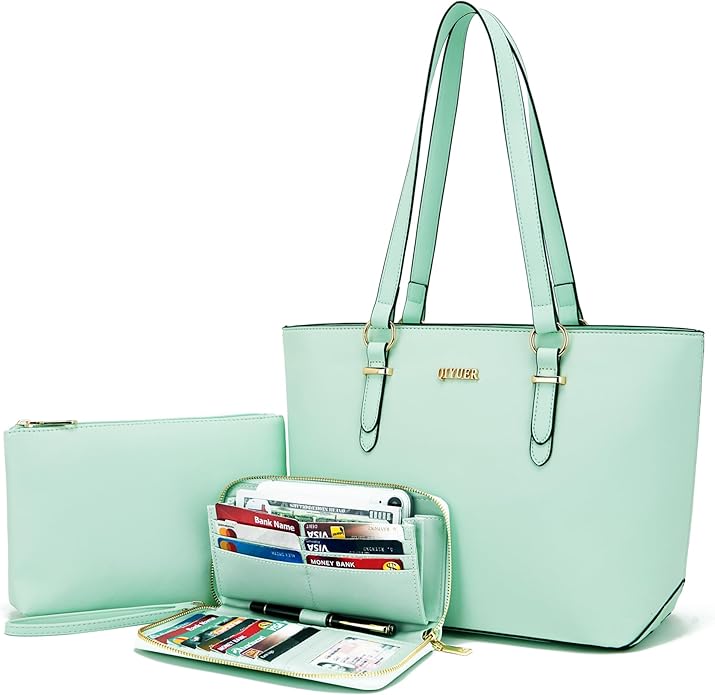 Purses And Wallets Set For Women Work Tote Satchel Handbags Shoulder Bag Top Handle Totes Purse With Matching Wallet