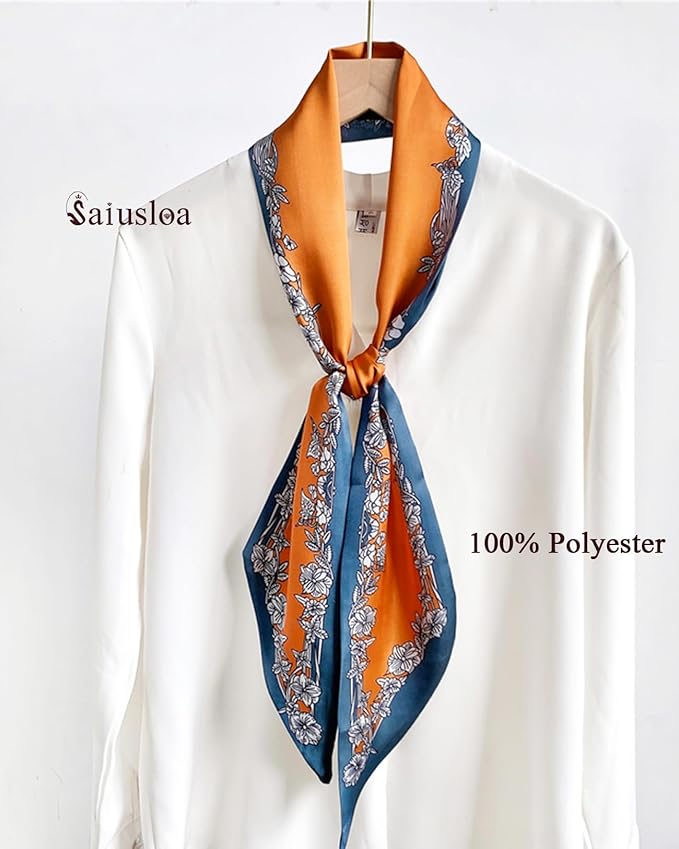 Purse Scarf For Handbags Head Scarves For Women's Hair Bags Scarfs Long Skinny Scarves Fashion Silky