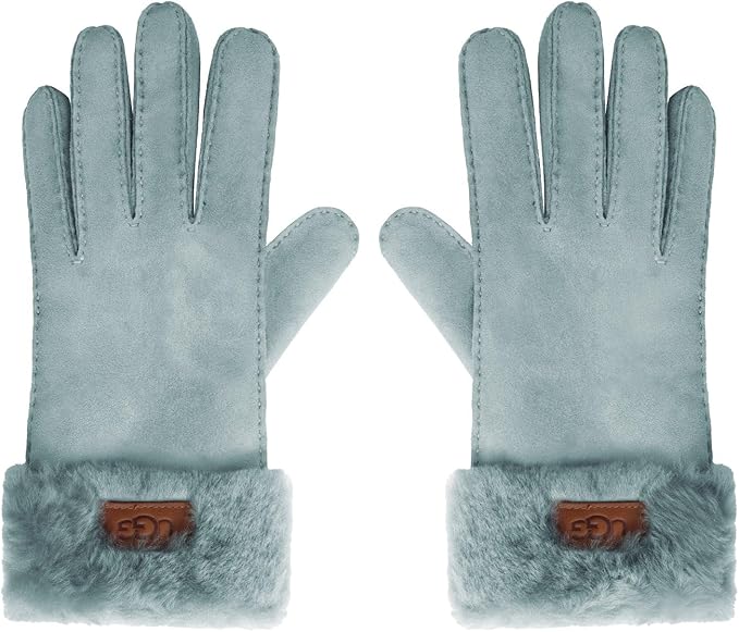 UGG womens Turn Cuff Water Resistant Sheepskin Gloves