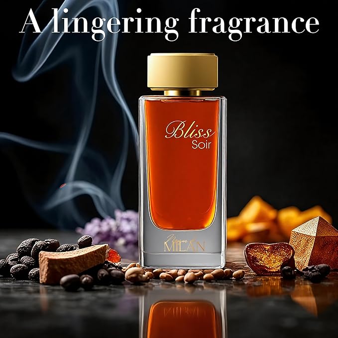 BLISS SOIR, Women Cologne, Long Lasting EDP, Passionate Allure & Luxurious Elegance, Daily Fragrance for Women, 3.4 Fl Oz