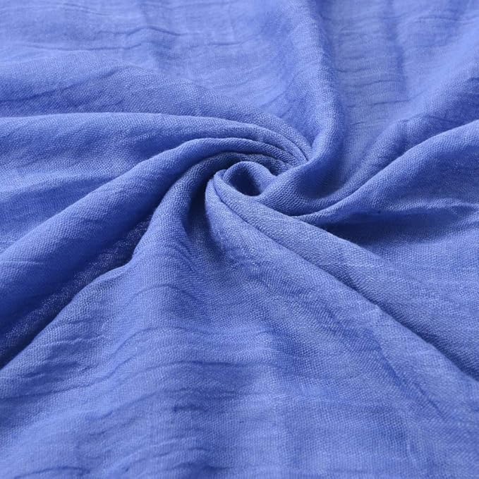 woogwin Women's Cotton Scarves Lady Light Soft Fashion Solid Scarf Wrap Shawl