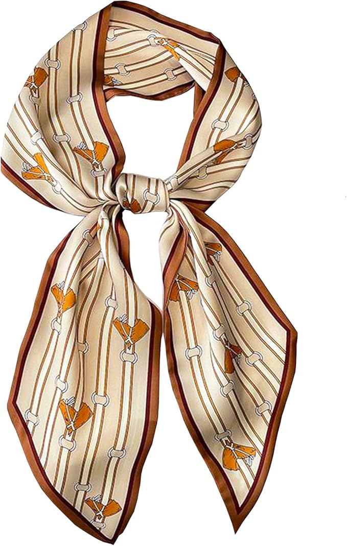 Purse Scarf For Handbags Head Scarves For Women's Hair Bags Scarfs Long Skinny Scarves Fashion Silky