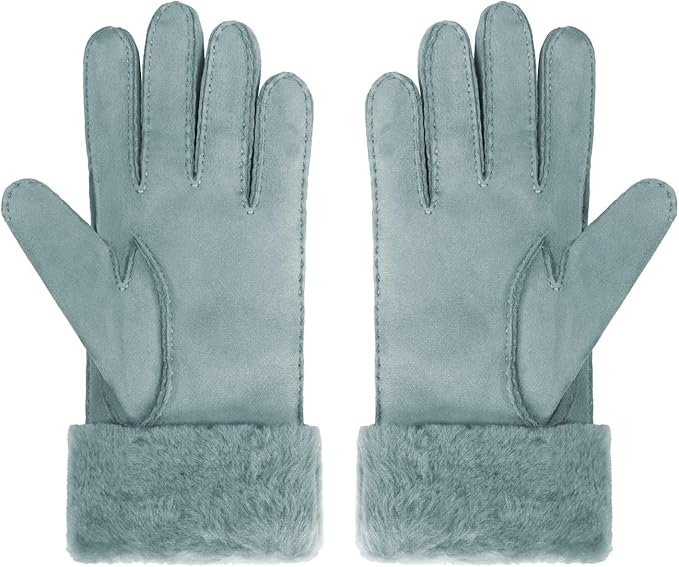 UGG womens Turn Cuff Water Resistant Sheepskin Gloves