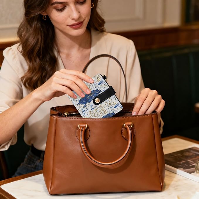 Beautifully printed Women's folding card wallet Unique Premium PU leather wallet for Girls Ladies Handbag