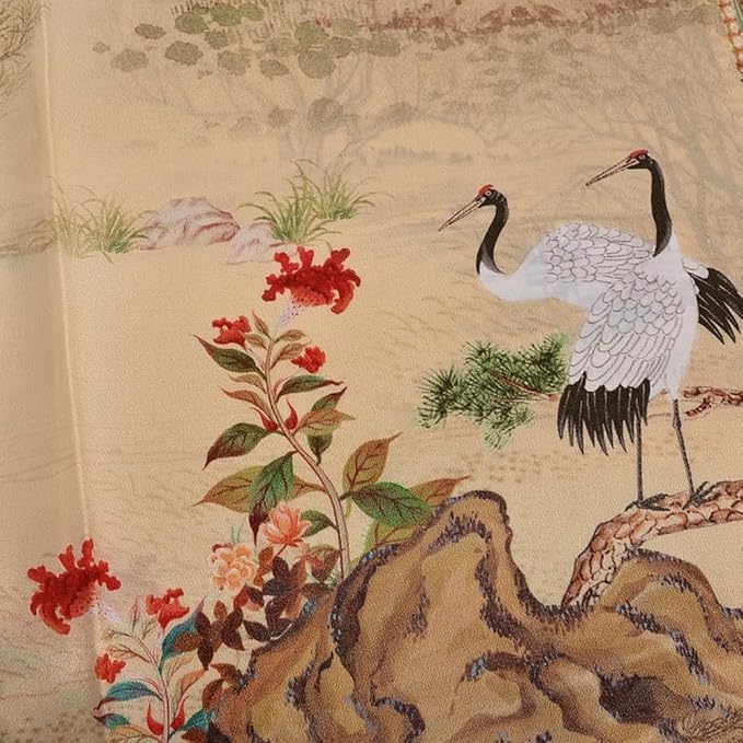 100% Mulberry Silk Scarf for Women Neck Oblong Headscarves Long Floral Print Lightweight Silk Wraps Shawls 67"*20"