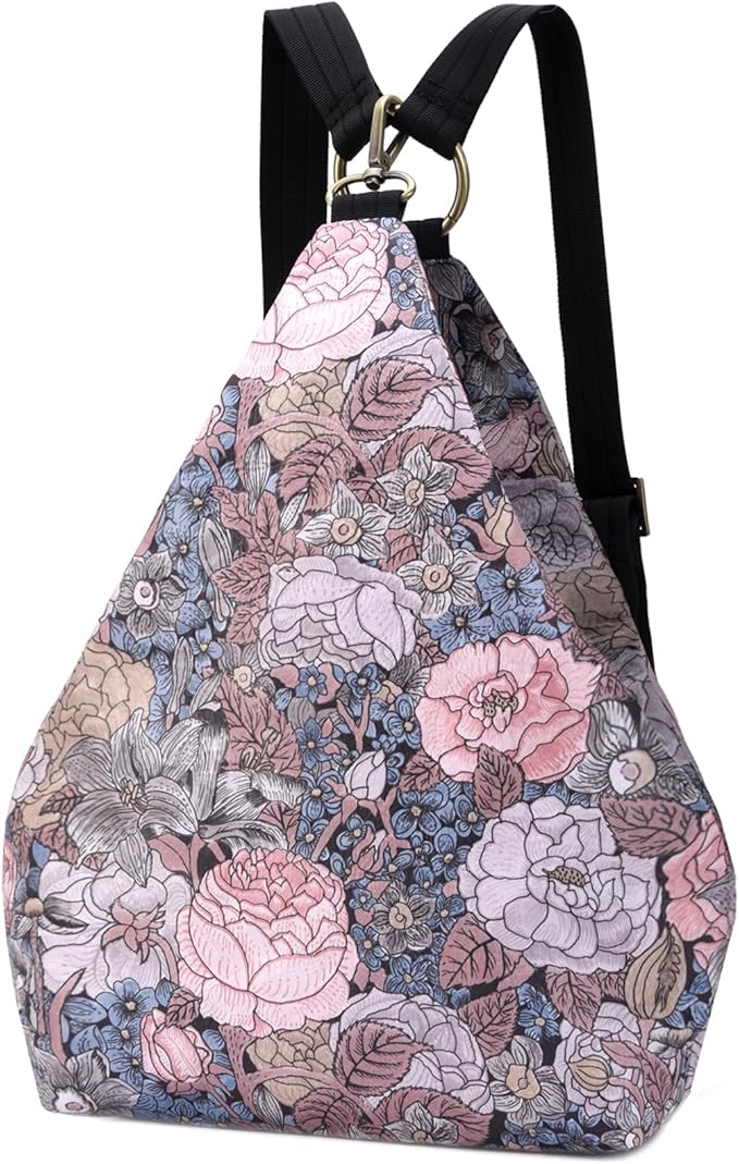 Black Butterfly Premium Backpack for Women, Bohemia Style Fashion Casual Daypack Backpack, Small Backpack Purse (07-grey)