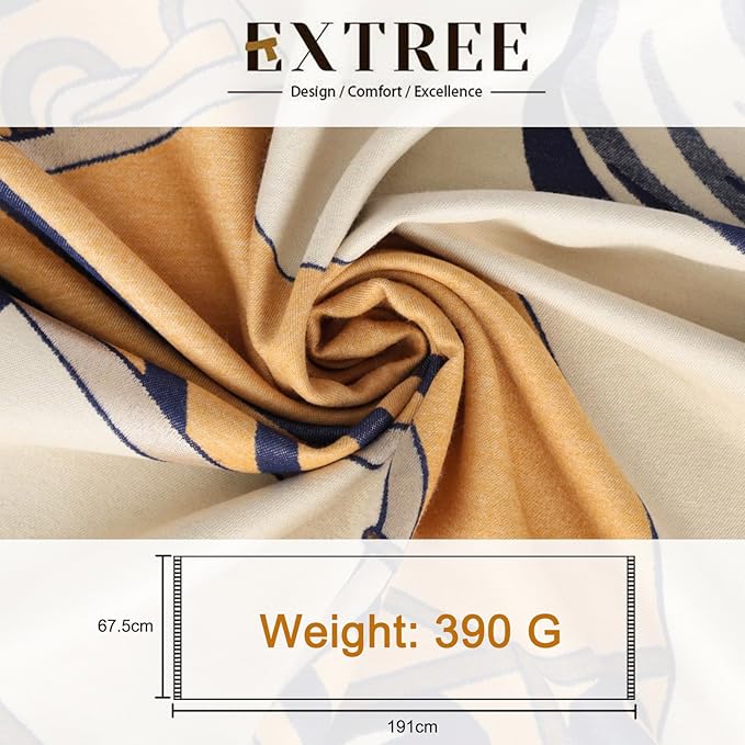 EXTREE Scarfs for Women Pashmina Silky Shawl Wrap for Evening Dressing Blanket Open Front Poncho Cape
