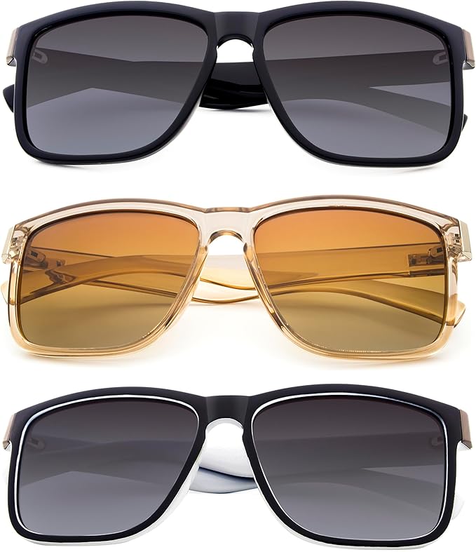 ANDOILT Sport Polarized Square Sunglasses