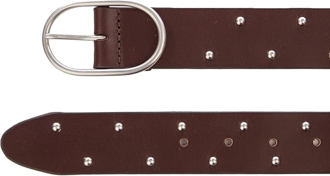 Lucky Brand womens Studded Leather Belt | Stylish | Classic | Modern | Jeans | Pants | Skirt | Dress