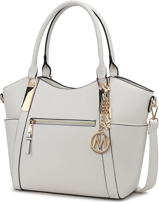 MKF Collection Tote Bag for Women Vegan Leather Shoulder Bag – Top-Handle Purse, Ladies Handbag by Mia K
