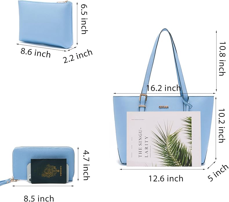Purses And Wallets Set For Women Work Tote Satchel Handbags Shoulder Bag Top Handle Totes Purse With Matching Wallet