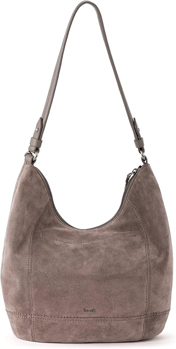 The Sak Sequoia Hobo Bag - Premium Large Leather Women's Handbag for Everyday & Travel - Durable Purse With Zipper Pocket