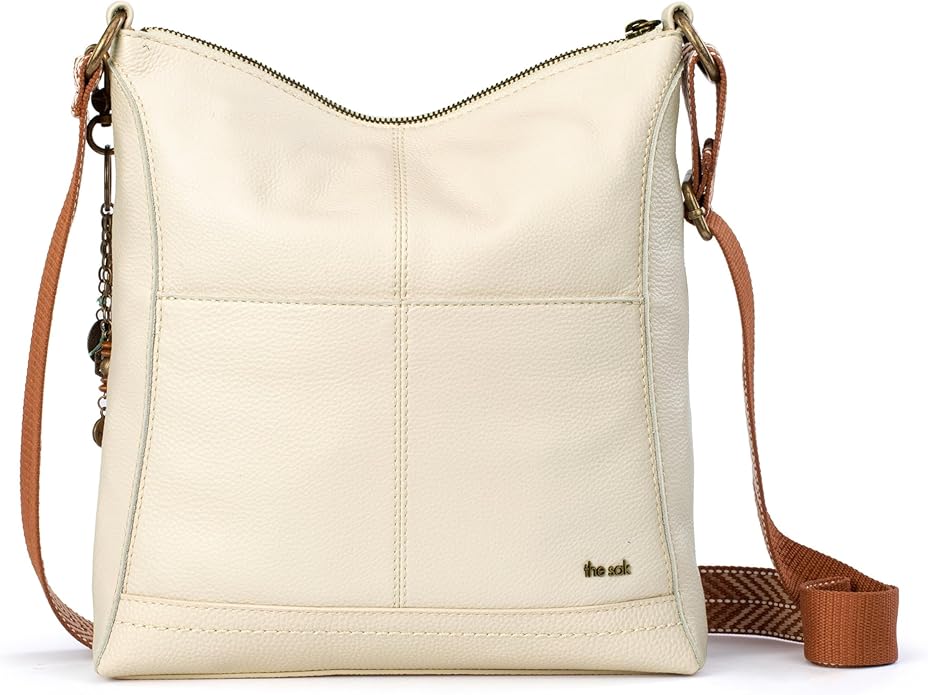 The Sak Lucia Crossbody Bag in Leather, Convertible Purse with Adjustable Strap