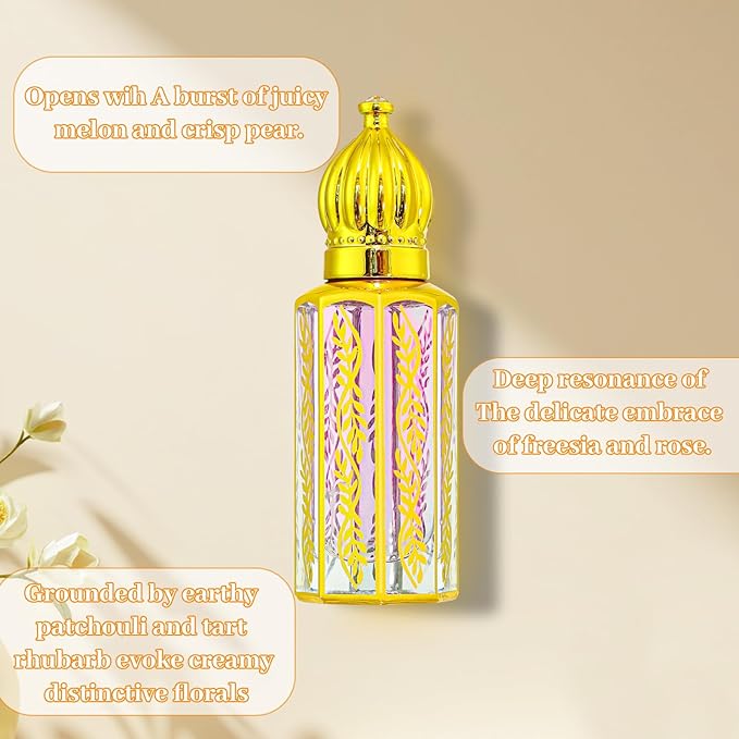 MR.A 3Pack Arabian Perfume for Women, Arabic Long Lasting Perfume Oil, Luxury Arab Parfume Oil for Women, Soft Parfume Arabe 1.2FL OZ baby purple, Pheromones Perfumes, Mini Perfumes Gift Set