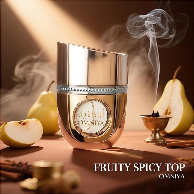 Omniya Perfume for Women 100ML Eau de Parfum - Pear,Rose, Saffron,Vanilla & Sandalwood Luxury Scent Long Lasting Fragrance For Women Gift